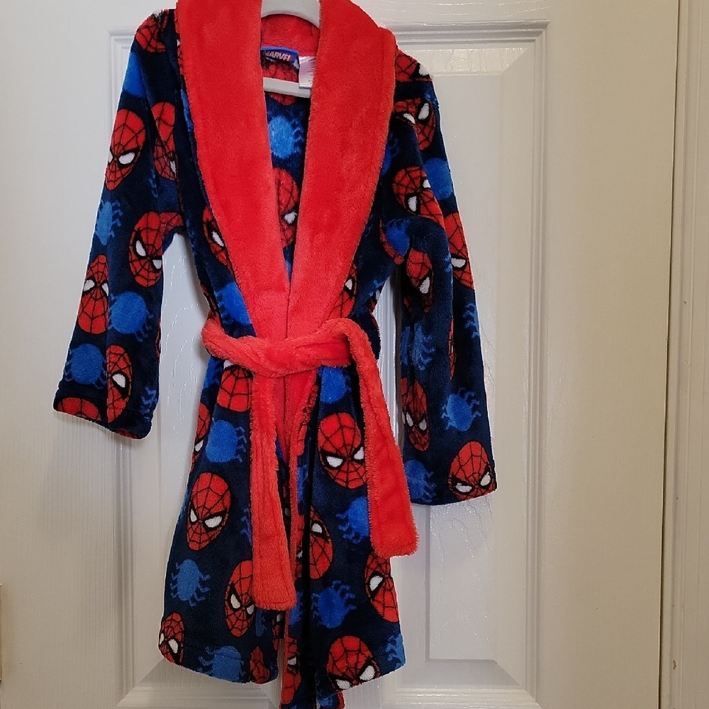 Marvel Spider-Man Red and Blue Kids' Robe